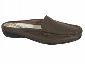 LADIES LEATHER MOCCASIN MULE